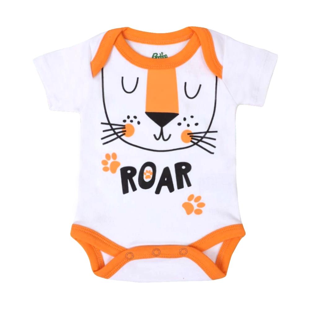 Roar Romper For Infants - White (4998)